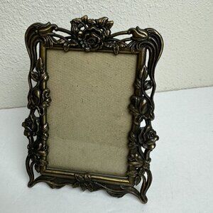 Vintage The Weston Gallery Brass  Ornate Picture Frame ART NOUVEAU